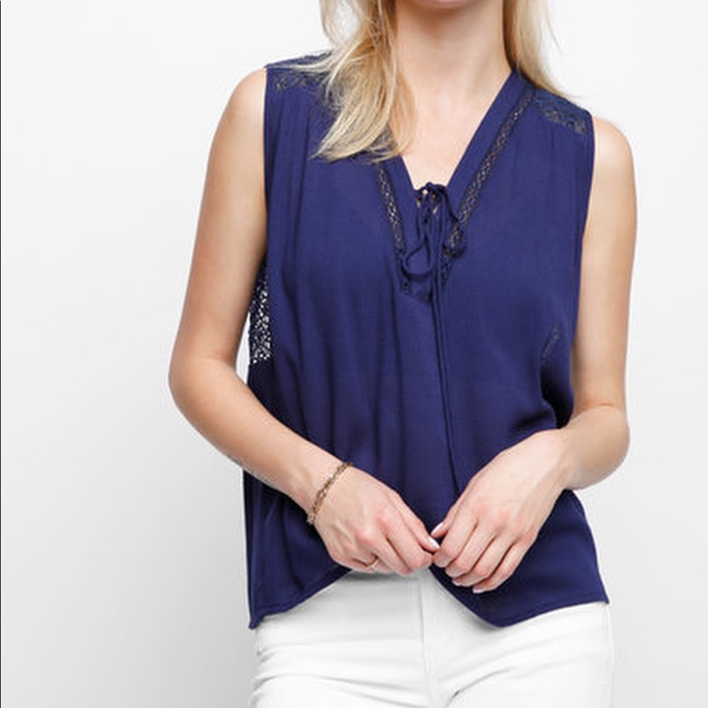 Heartloom Blue Tank